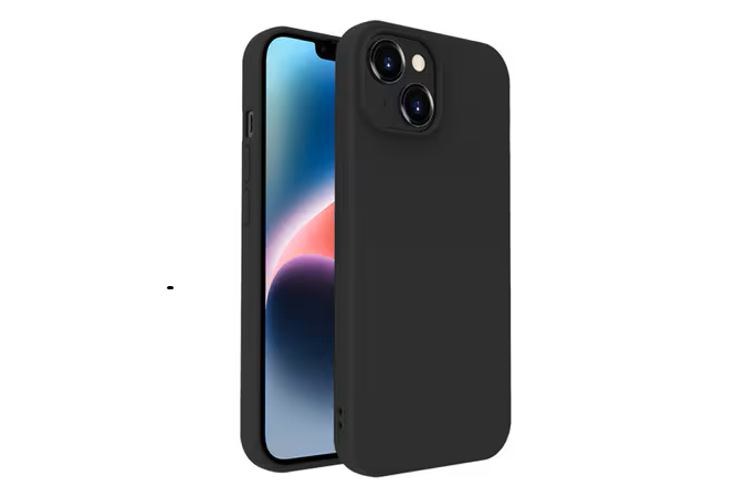 Black Silicone Smartphone Case